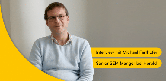 Bild zeigt SEA-Experte Michael Farthofer im Interview