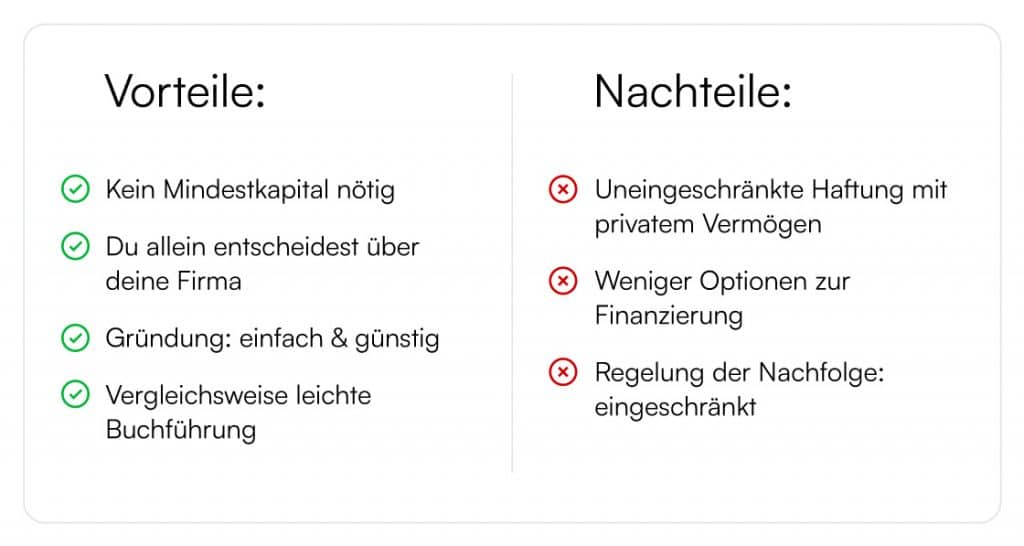 Bürgergeld Pro Und Contra Tabelle Unternehmensformen in Österreich einfach erklärt - Herold