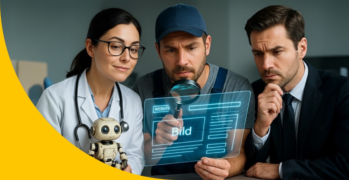 Eine gute Website und SEO ist wichtig um bei KI-Suchen vorgeschlagen zu werden. Bild: © Herold